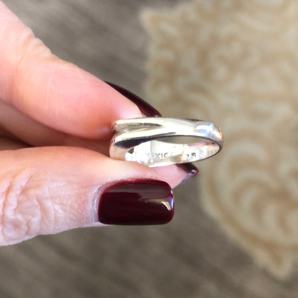 Unique Sterling Silver Statement Ring - image 6